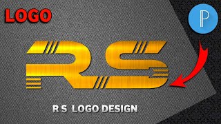 Professional RS Logo Design | How To Make On Pixellab RS Logo#rs#RSAlogo #pixellabe #technical#logo