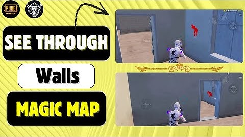 How To Make a Magic Map | See Through Walls | #PUBGMWOW 