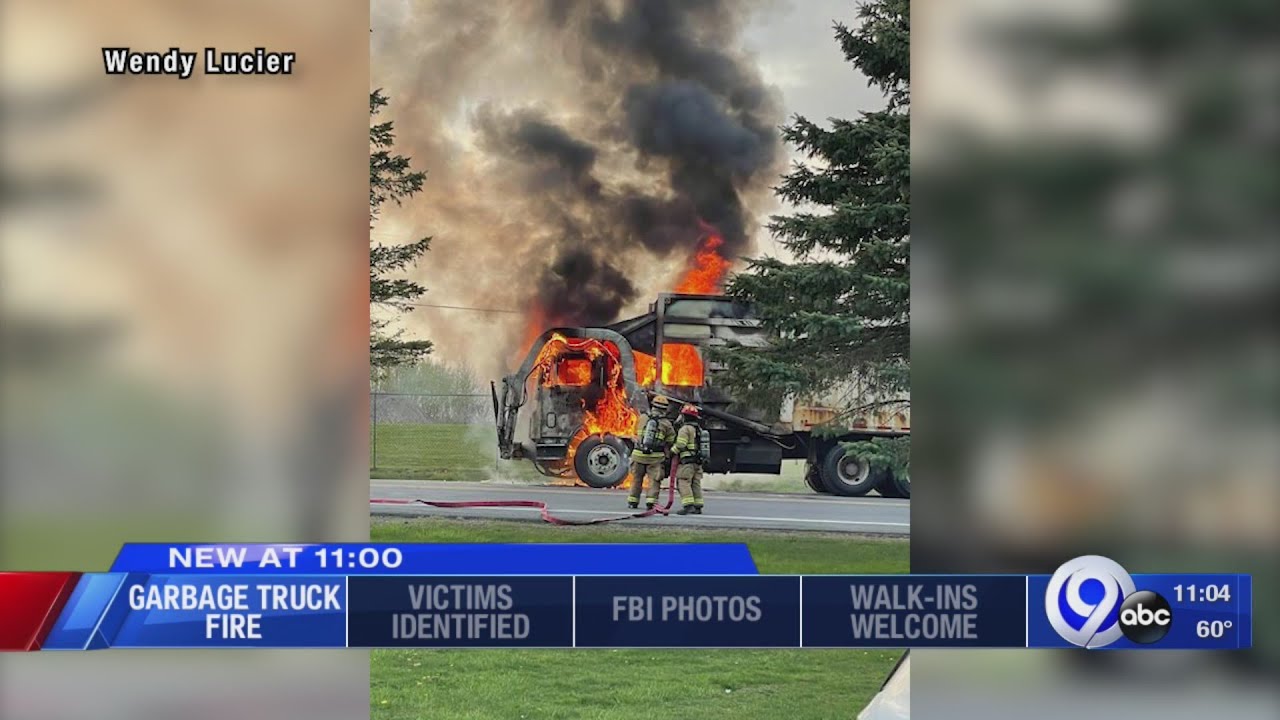 Garbage Truck Fire