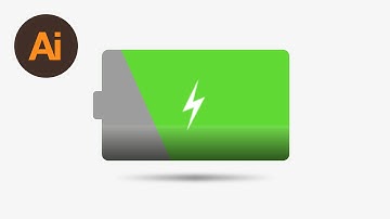 Learn How to Draw a Battery Icon in Adobe Illustrator | Dansky