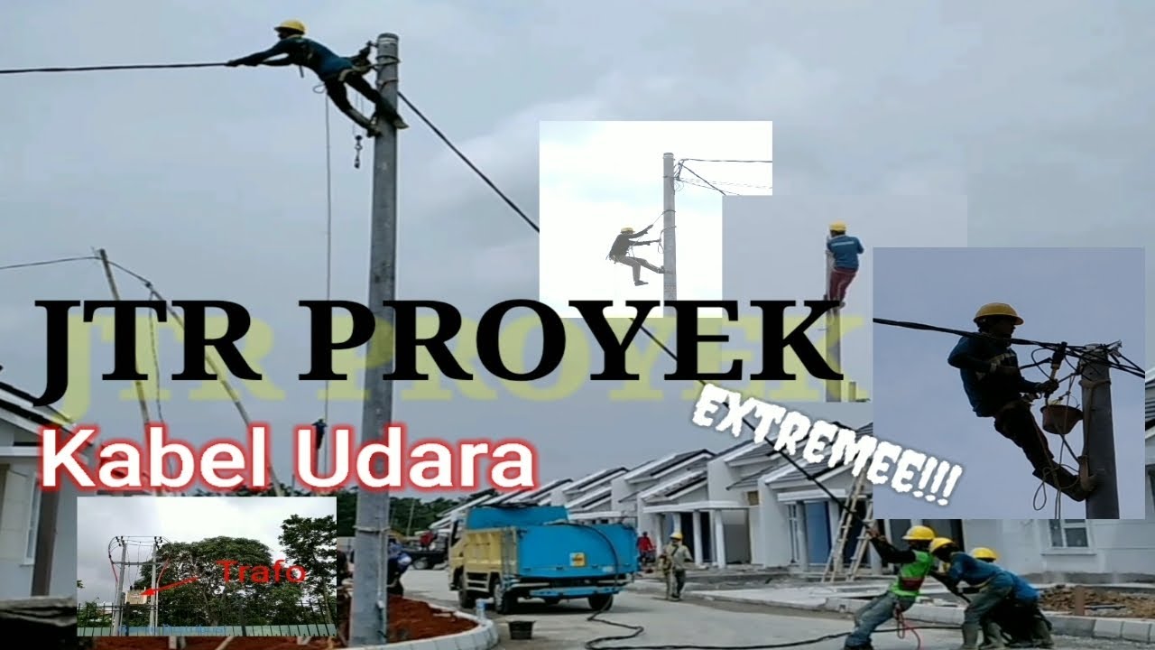 Jaringan Tegangan Rendah JTR Proyek// Kabel Udara