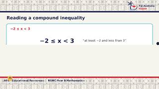 Details RSMC Year9 Lesson3 Set Builder Notation News