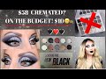 CREMATED PALETTE DUPE ON BUDGET, MAKEUP OBSESSION BLACK IS THE NEW BLACK