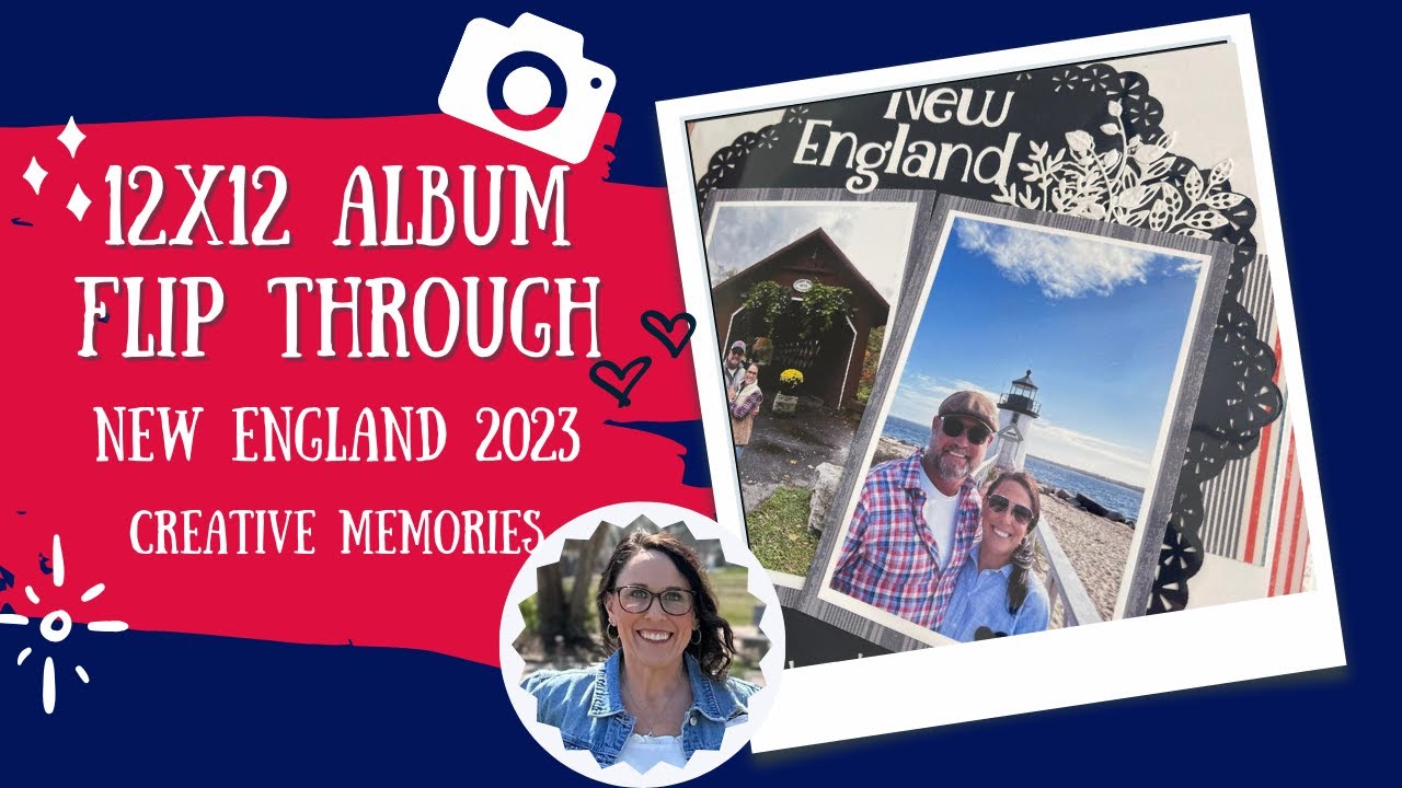 12x12 Album flip thru- 2023 New England Trip
