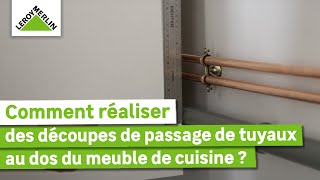 Comment cacher les tuyaux de canalisation dans la cuisine ? Tuto