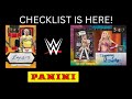 We Have a Checklist! - 2024 Panini Select WWE