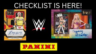 We Have a Checklist! - 2024 Panini Select WWE