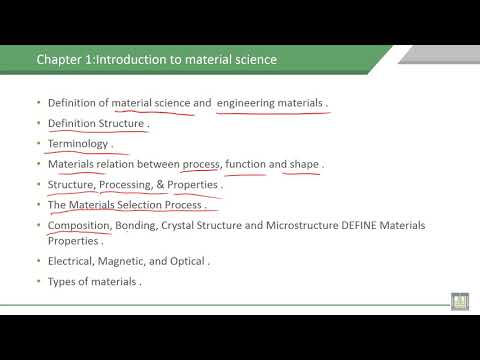 Material Science - 1 | C1-L5 | Introduction to material science