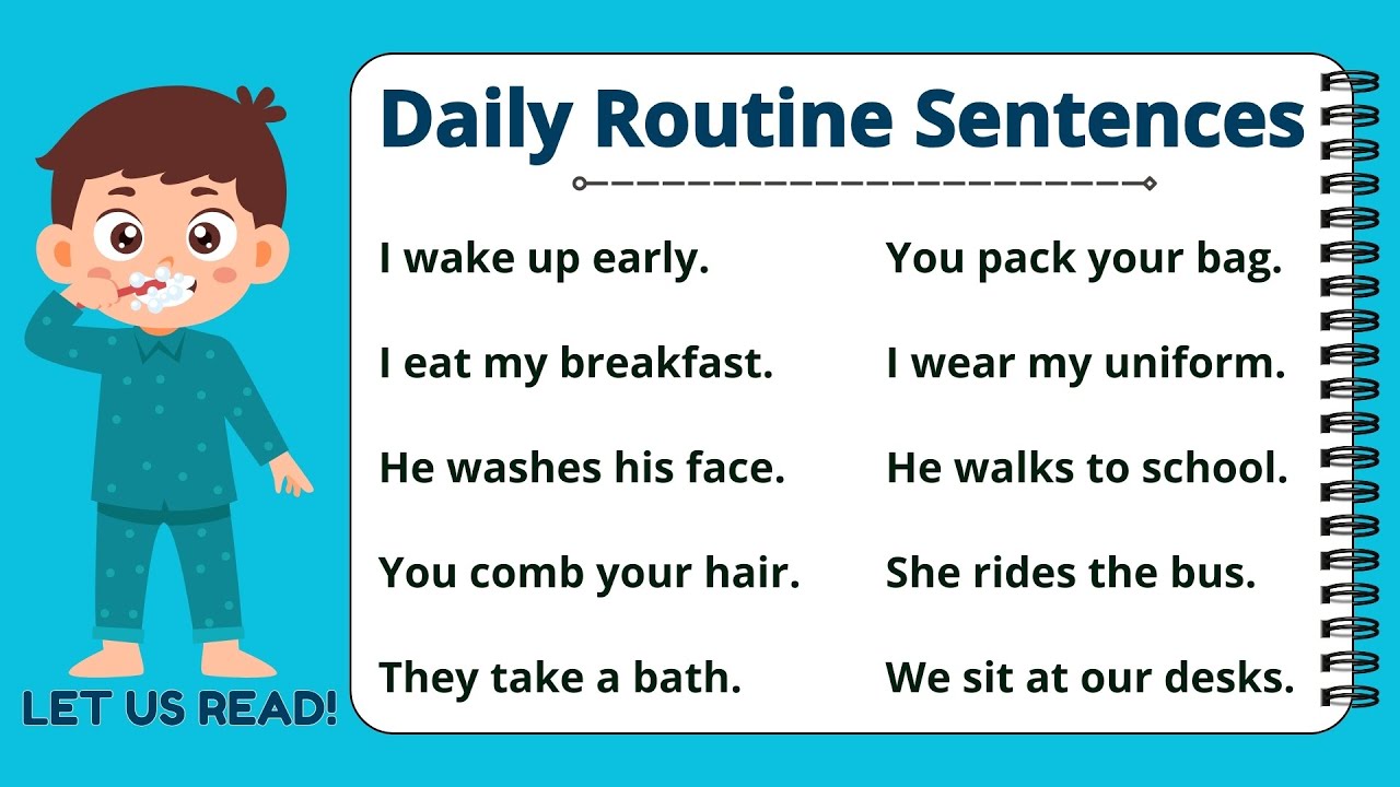 DAILY ROUTINE SENTENCES | EASY ENGLISH SPEAKING PRACTICE (SET 1–10) | Read along | with Teacher Jake