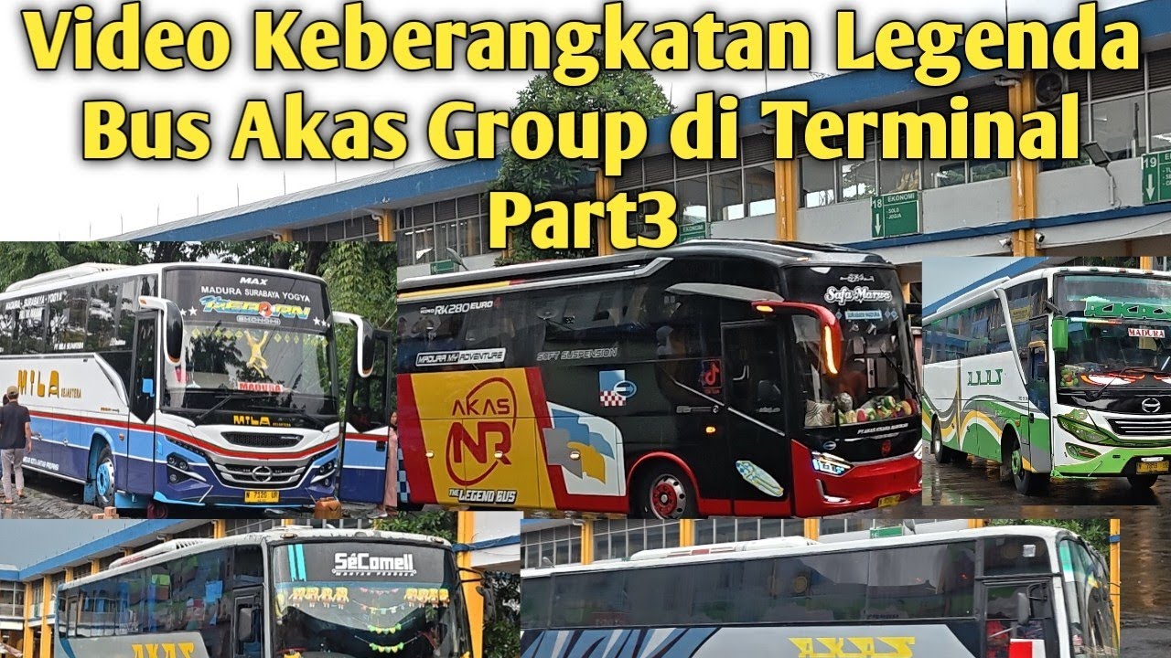 Video Keberangkatan Bus Akas Grup di Terminal Part 3
