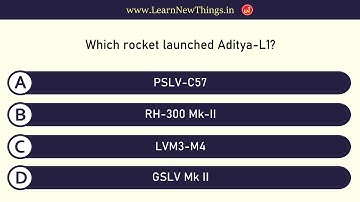 Aditya-L1 Quiz | 12 Questions | Indian Space Research Organisation | India GK Quiz
