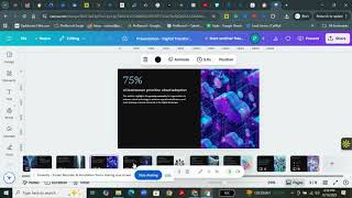 Canva Magic Presentation: AI Generates Digital Transformation Slides Fast!