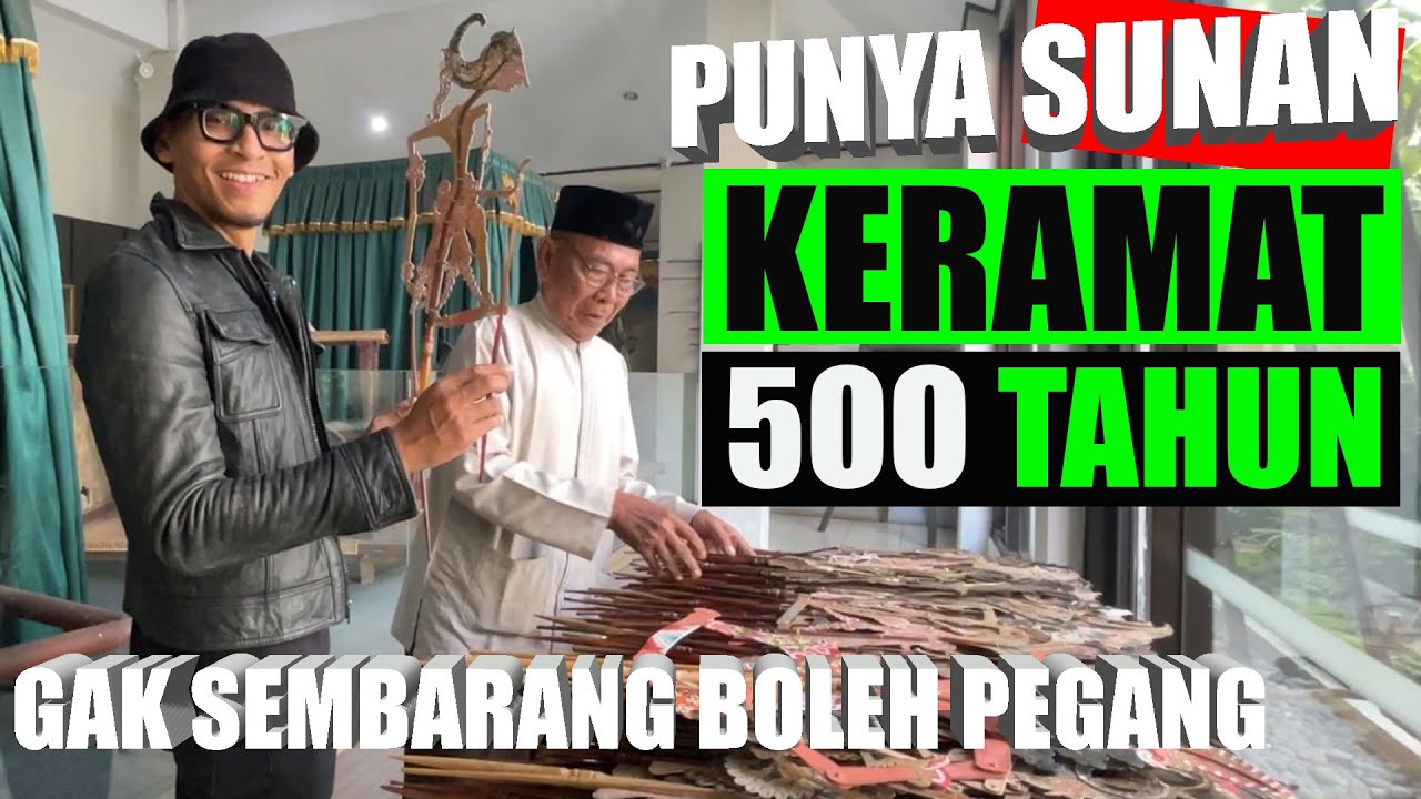 PEGANG LANGSUNG WAYANG ASLI SUNAN KALIJAGA DI KERATON KASEPUHAN