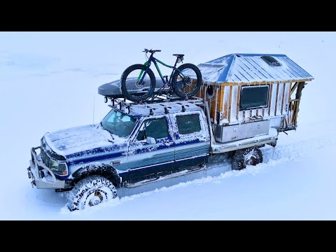 Winter Truck Camping