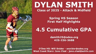 Famous Dylan Smith - 2025 Attack - Spring 2024 HS First Half Highlights Net Worth