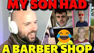 FitMc visits THE NEW BARBER Shop with Graf & Pac on QSMP 2 Minecraft