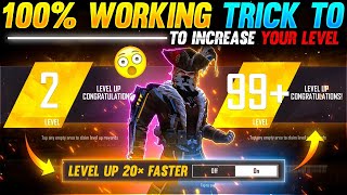 100% WORKING TRICK TO INCREASE YOUR LEVEL 20X FASTER 😳 || GAREENA FREE FIRE #2