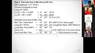Understanding Meridian Passage Part 2
