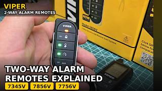 Viper Two-Way Alarm Remotes Explained. 7345V, 7856V & 7756V Demonstrated