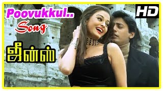 Jeans Movie Scenes | Prashanth meets Aishwarya | Poovukkul song | Nassar realise truth | Raadhika