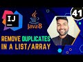 Remove Duplicates from a list/array of Numbers | Java8 Stream Tutorial