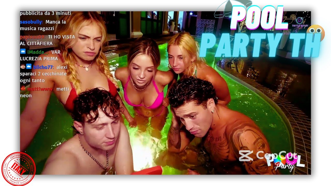 💜​💦​POOL PARTY IN THAILANDIA CON @ilrossopiubellodiyoutube E TANTE TIPE💋​💗​#ilrosso #thailand