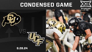 Colorado vs. UCF Condensed Game | 2024 Big 12 Football
