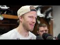 Drake Batherson, Lars Eller, Warren Foegele, Travis Green Media Availability