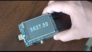 Raspberry Pi Bitcoin Ticker  Well Tempered Hacker