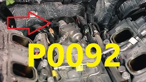 Causes and Fixes P0092 Code: Fuel Pressure Regulator A Control Circuit High