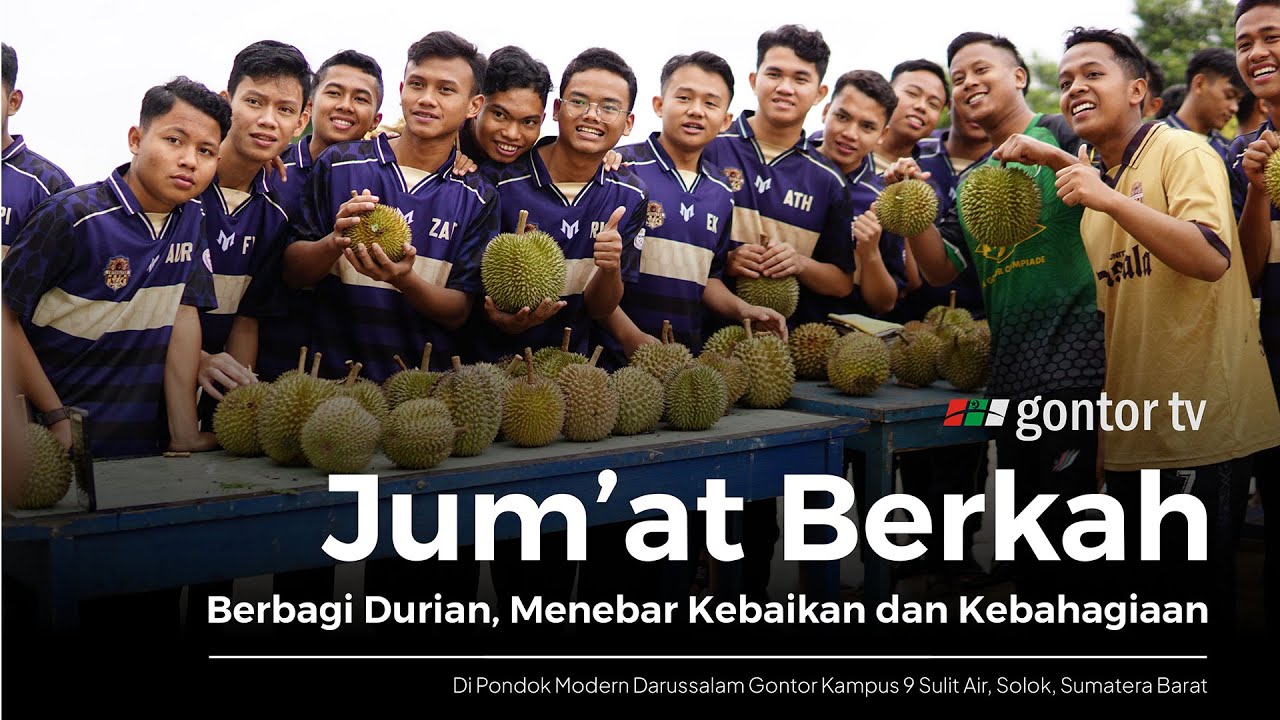 Jumat Berkah di Pondok Modern Darussalam Gontor Kampus 9, Sulit Air, Solok, Sumatera Barat