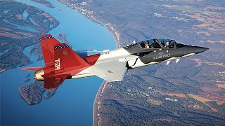 The Boeing Saab T-7A Red Hawk of the US's future fighter Aircraft