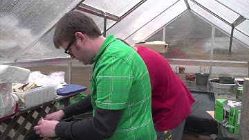 GROWING HOPS 2015 PART 1 Unboxing and planting. Great Lakes Hops