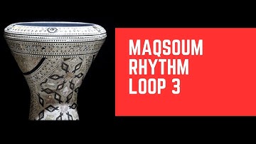 ✅ MAQSOUM Rhythm Loop 🔁 - 4/4 Rhythm - Pt. 3