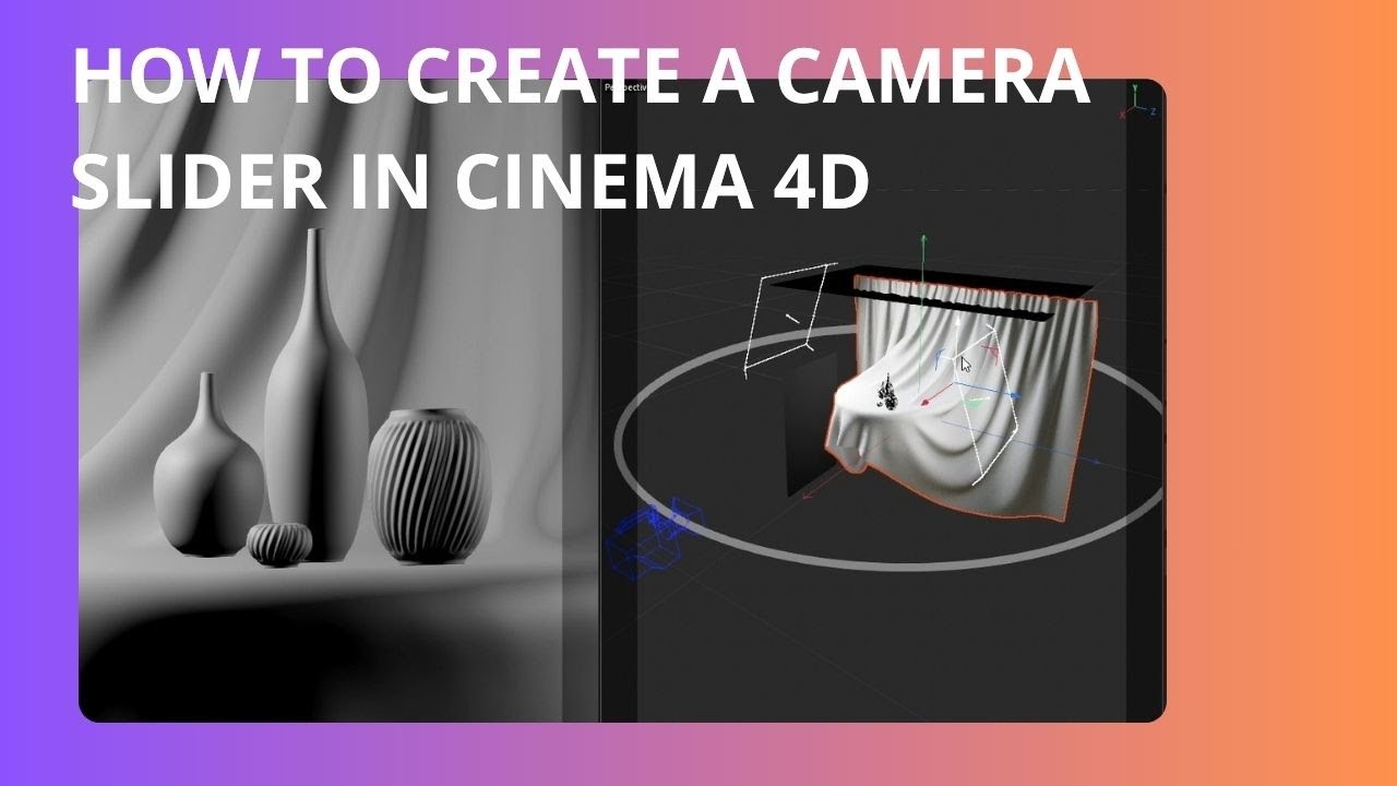 How to Create a Camera Slider in Cinema 4D (Smooth Product Camera Move ...