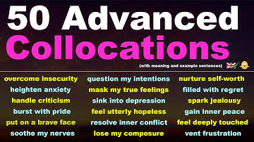 50 Advanced Collocations for Emotional English - Express Yourself Naturally!