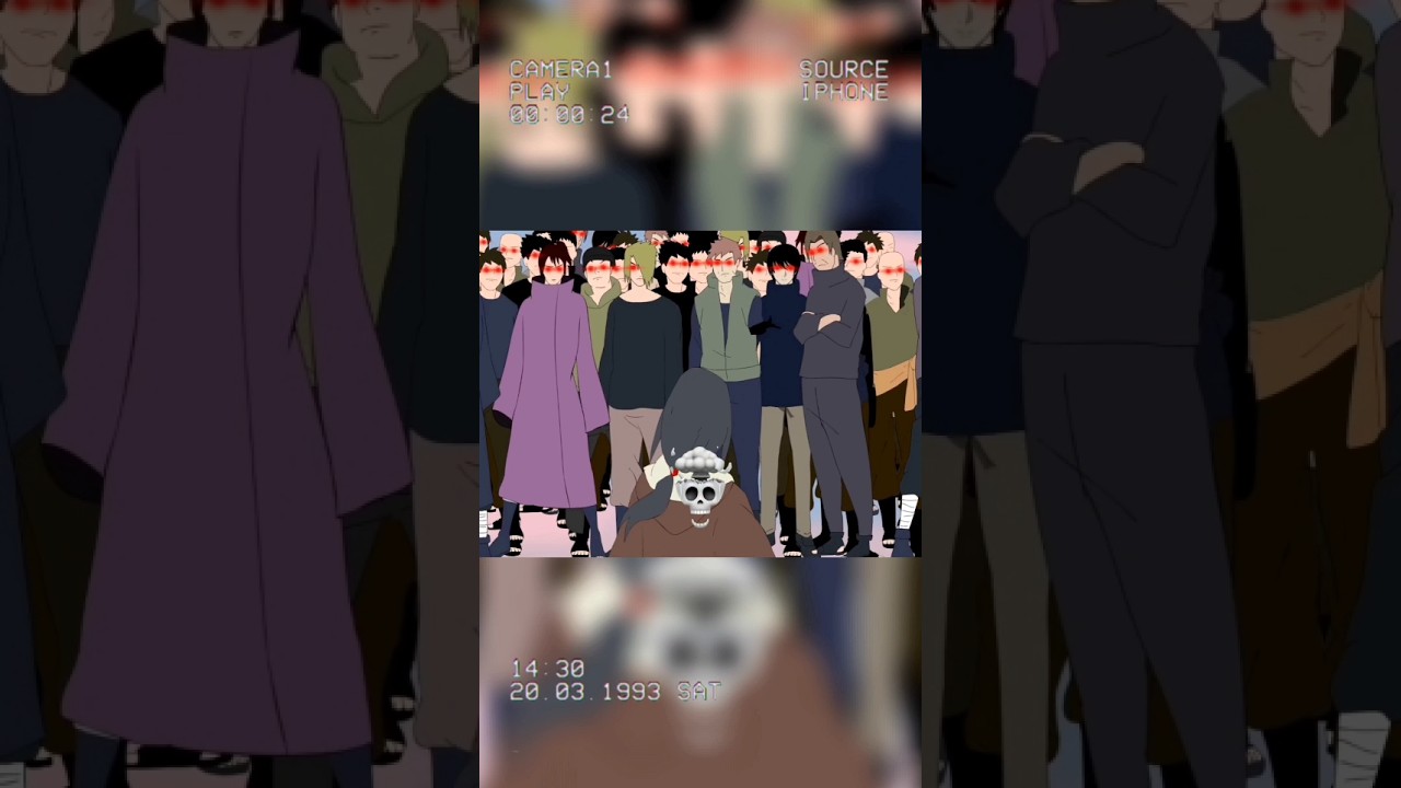 the moment when Itachi goes to heaven 