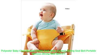 Polyester Baby Chair Booster Safety Seat Strap Harness Dining Seat Belt Portable  Harness Dining Se screenshot 4