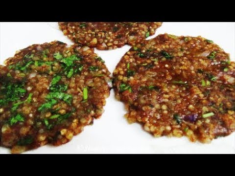 Ragi Rotti Recipe in Tamil - Ragi Sabudana Roti Recipe-Finger Millet ...