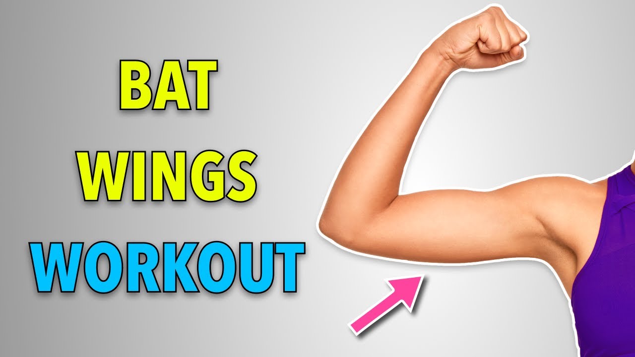 10 EXERCISES TO REDUCE FLABBY ARMS - Bat Wings Workout 