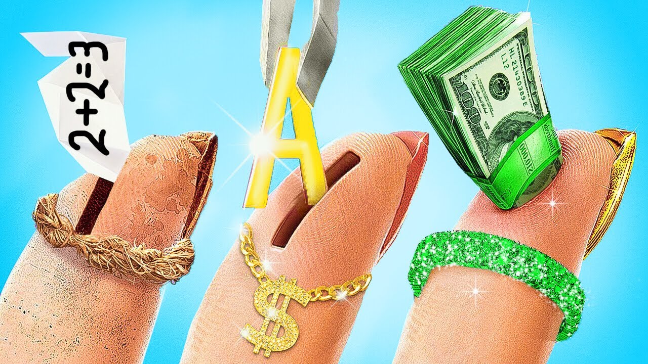 طلاب أغنياء مقابل طلاب مفلسين مقابل طلاب ثريين للغاية - حيل مضحكة في المدرسة بواسطة YOWZA POP