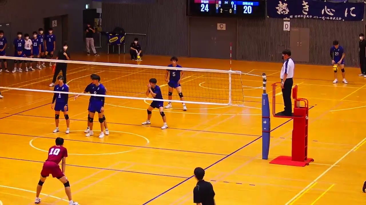 Kei Itagaki ending the match l Waseda University l September 18 ,2022