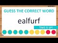 [Scrambled Word Game] Can You Unscramble These Words? 7 Letters
