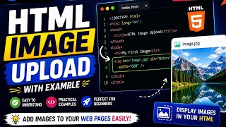 HTML Image Upload Online | How to Display Images in HTML (Beginner Tutorial)