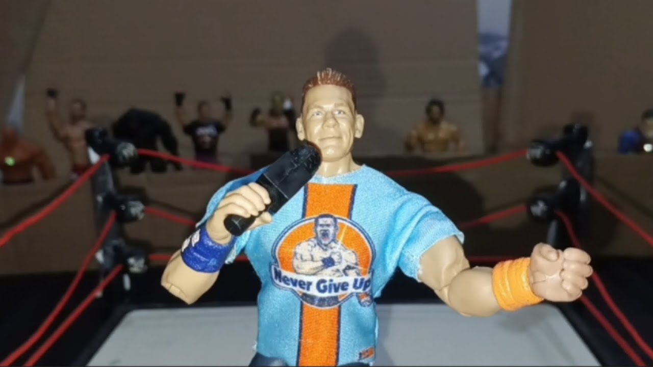 A statement promo by the g.o.a.t John Cena- segment feb.24.2026-Wrestling action figures