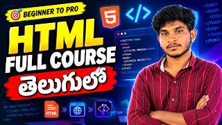 HTML Tutorial for Beginners in Telugu 🔥 | Complete HTML Course | Learn HTML from Scratch | VijayEdu