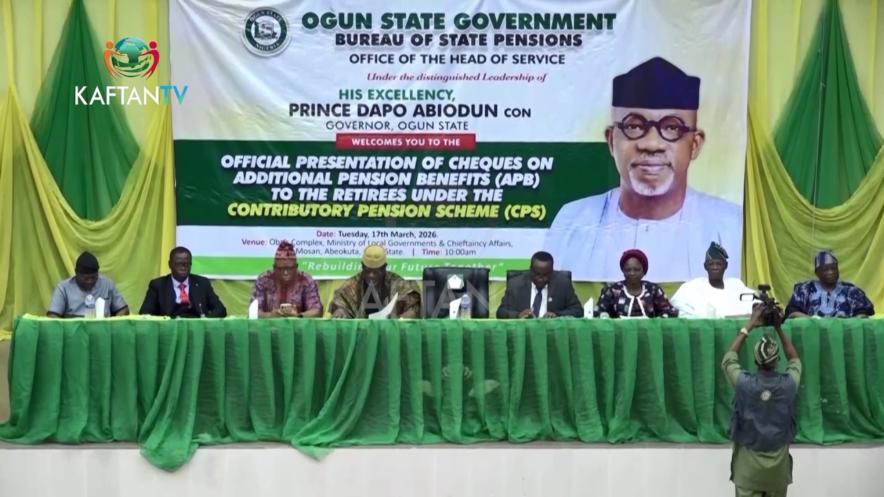 NEWS: Ogun Retirees To Earn Up To 280% Benefits NEWS: Ogun Retirees To Earn Up To 280% Benefits