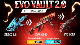 Next Evo Vault Event, Cobra Mp40 Return 🥳🤯| Free Fire New Event| Ff New Event |New Event Free Fire