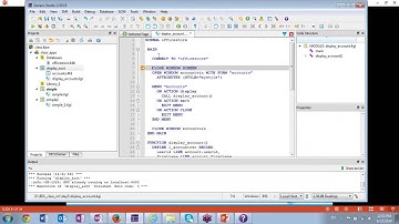 Session 2: Genero Language Basics