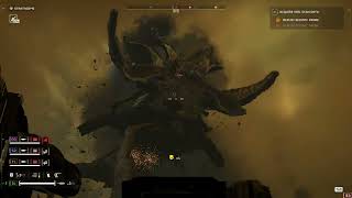 Helldivers 2 - Killing and riding the worm x2 Hive Lord Shai Hulud